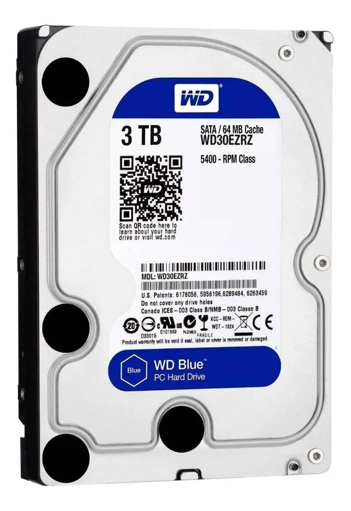 Western Digital Blue 3TB Internal Hard Drive (Western Digital30EZRZ)