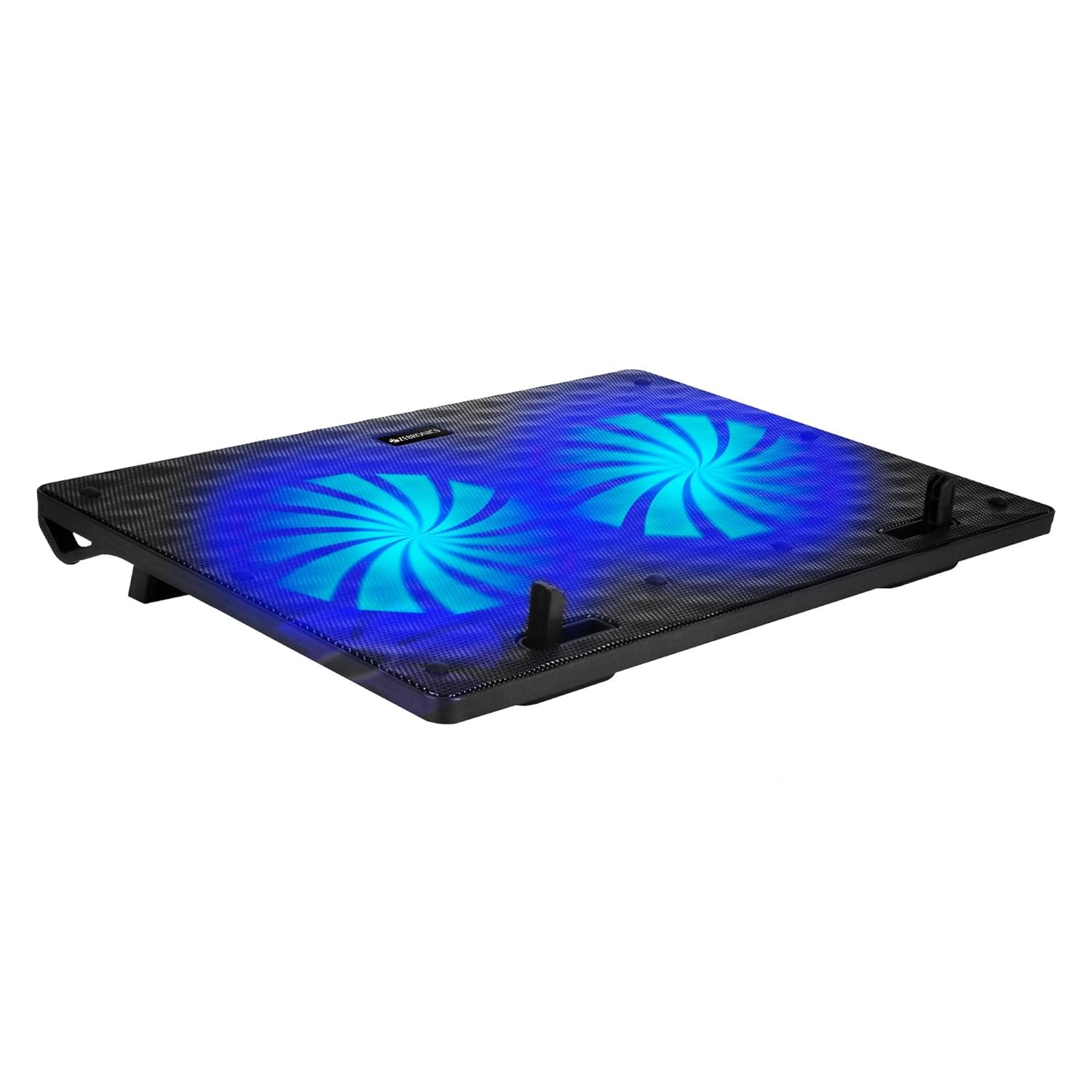 Zebronics, ZEB-NC3300 USB Powered Laptop Cooling Pad with Dual Fan, Dual USB Port and Blue LED Lights