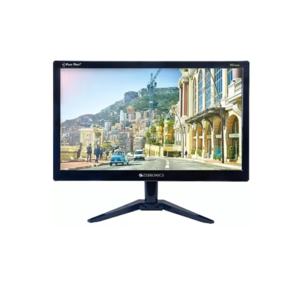 ZEBRONICS 18.5 inch HD VA Panel Monitor (18.5(46.9cm) Monitor with HDMI and VGA Port(Black))  (Response Time: 8 ms, 60 Hz Refresh Rate)