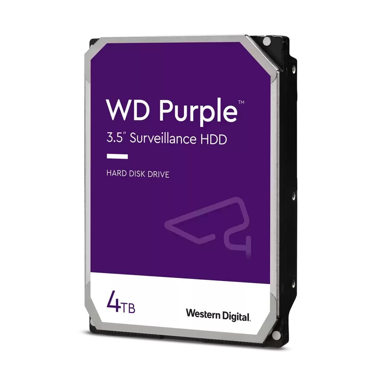 Western Digital 4TB WD Purple Surveillance Internal Hard Drive HDD – SATA 6 Gb/s, 256 MB Cache, 3.5″ – WD42PURZ