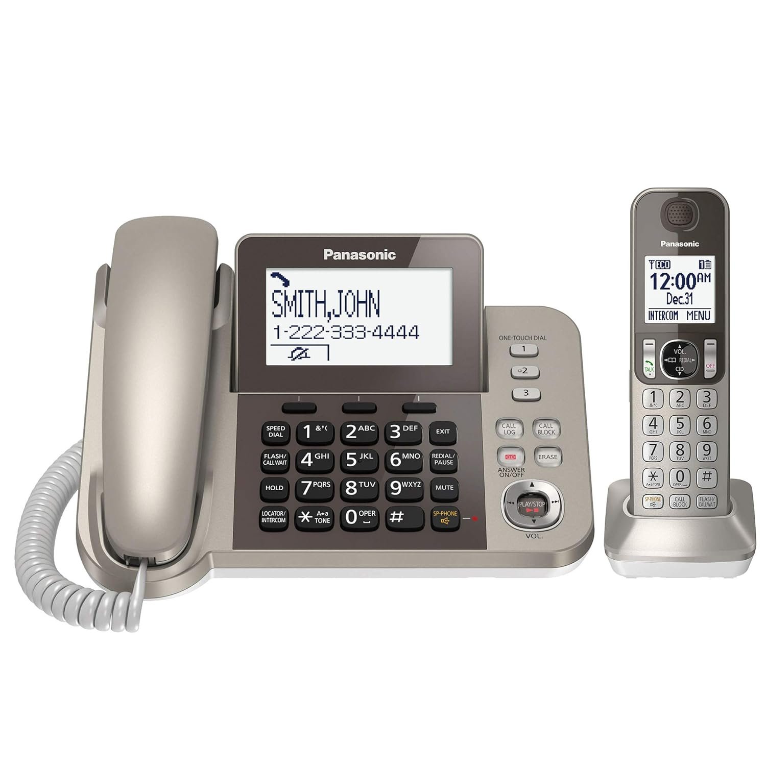 Panasonic KX-TGF350N DECT 1-Handset Landline Telephone by Panasonic