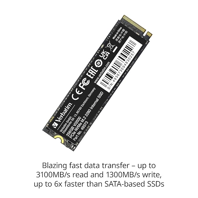 Verbatim Vi3000 NVMe M.2 Internal SSD (512GB) - Image 3