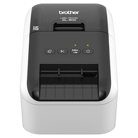 Brother QL-800 Label Printer (White and Black)