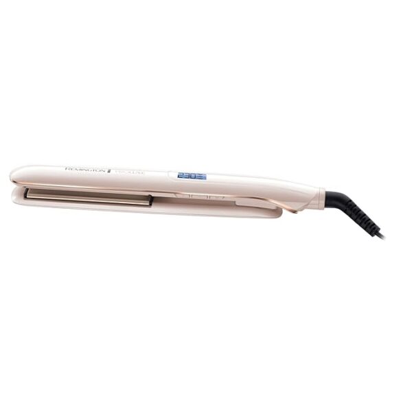 Remington PROluxe S9100 Hair Straightener | 24-Hour Locked-In Styles | Intelligent OPTIHeat Technology | Pro+ Setting for Healthier Styling | 5x Smoother Ultimate Glide Ceramic | 50% Straighter Hair in One Pass