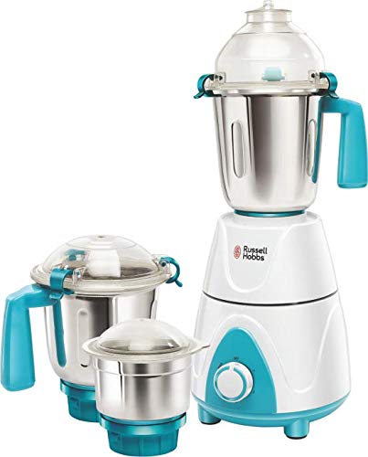 Russell Hobbs 800-Watt Mixer Grinder with 3 Jars- White