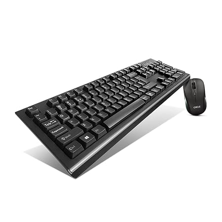 Circle Endurer A10 wireless Combo Keyboard-Black and Silent Pro Mouse with DPI 800/1200/1600 with Unique slim Design, Spill resistance, Ultra low battery power consumption,KAILH silent switch in Mouse - Image 3