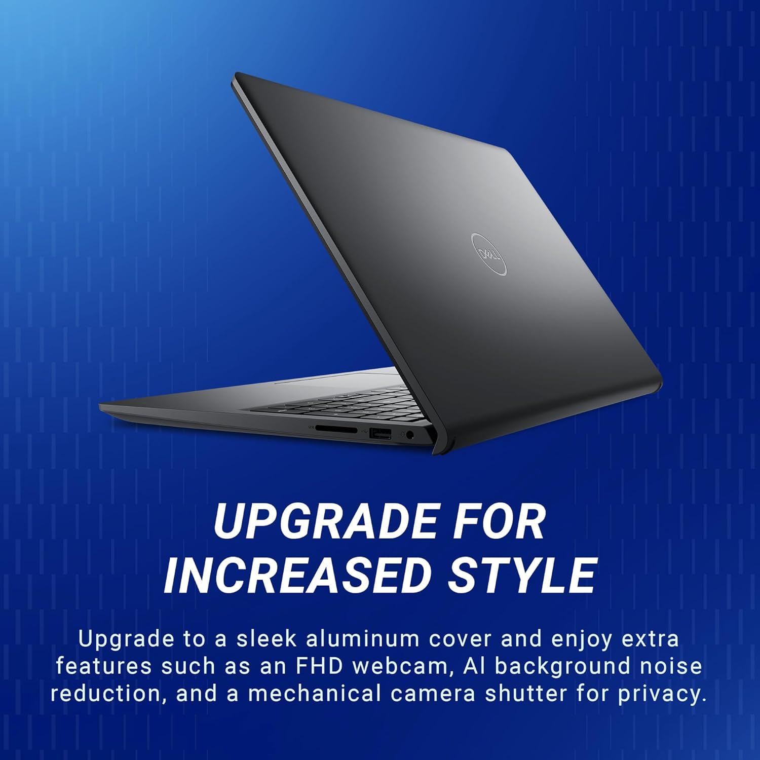 Dell 15 (Previously Inspiron) Laptop, 14th Gen Intel Core 3 100U Processor, 8GB DDR4, 512 SSD, 15.6" NT FHD 120Hz IPS AG 250 nit Display, Win 11 + Office H&S 2024, Carbon Black, Thin & Light- 1.63Kg - Image 3