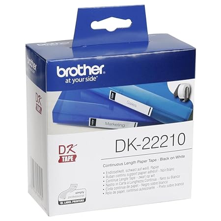 Brother Continuous Length Paper Tape DK-22210 29mm