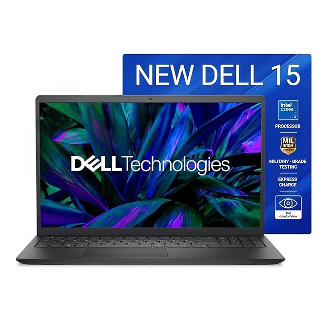 Dell 15 (Previously Inspiron) Laptop, 14th Gen Intel Core 3 100U Processor, 8GB DDR4, 512 SSD, 15.6" NT FHD 120Hz IPS AG 250 nit Display, Win 11 + Office H&S 2024, Carbon Black, Thin & Light- 1.63Kg - Image 11